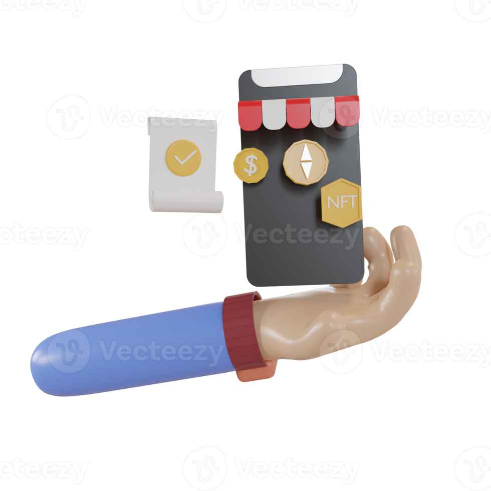 3d Illustration Object icon finance png