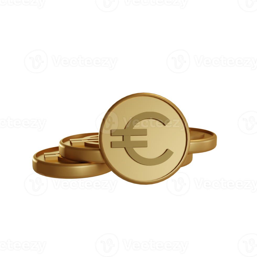 3d Illustration Object icon coin money Can be used for web, app, info graphic, etc png