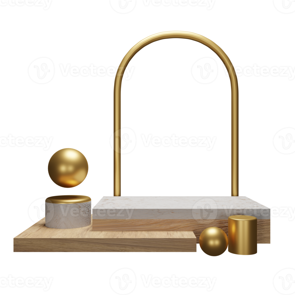 3d Illustration Object podium Can be used for web, app, info graphic, etc png