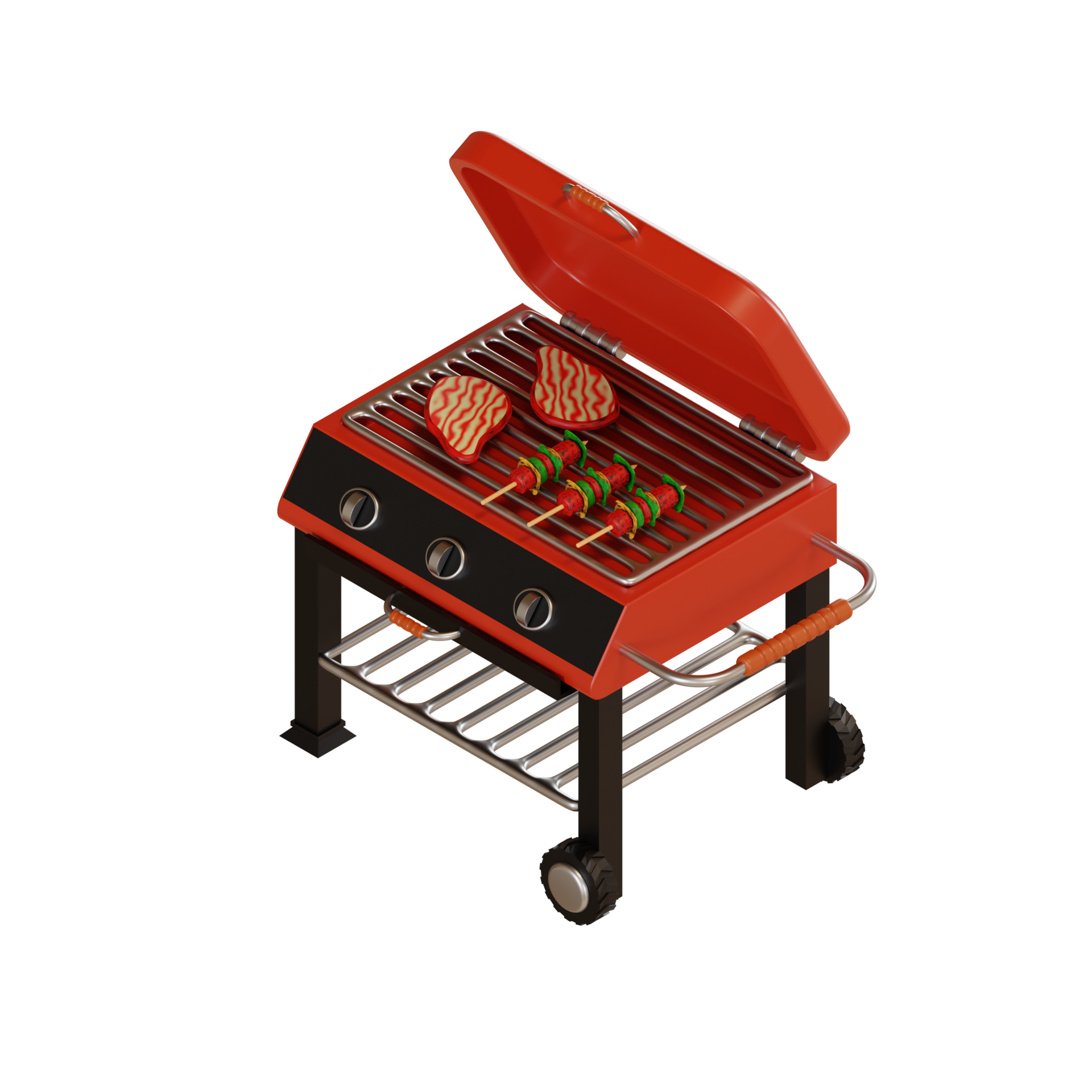 ArtStation - Mini BBQ Grill