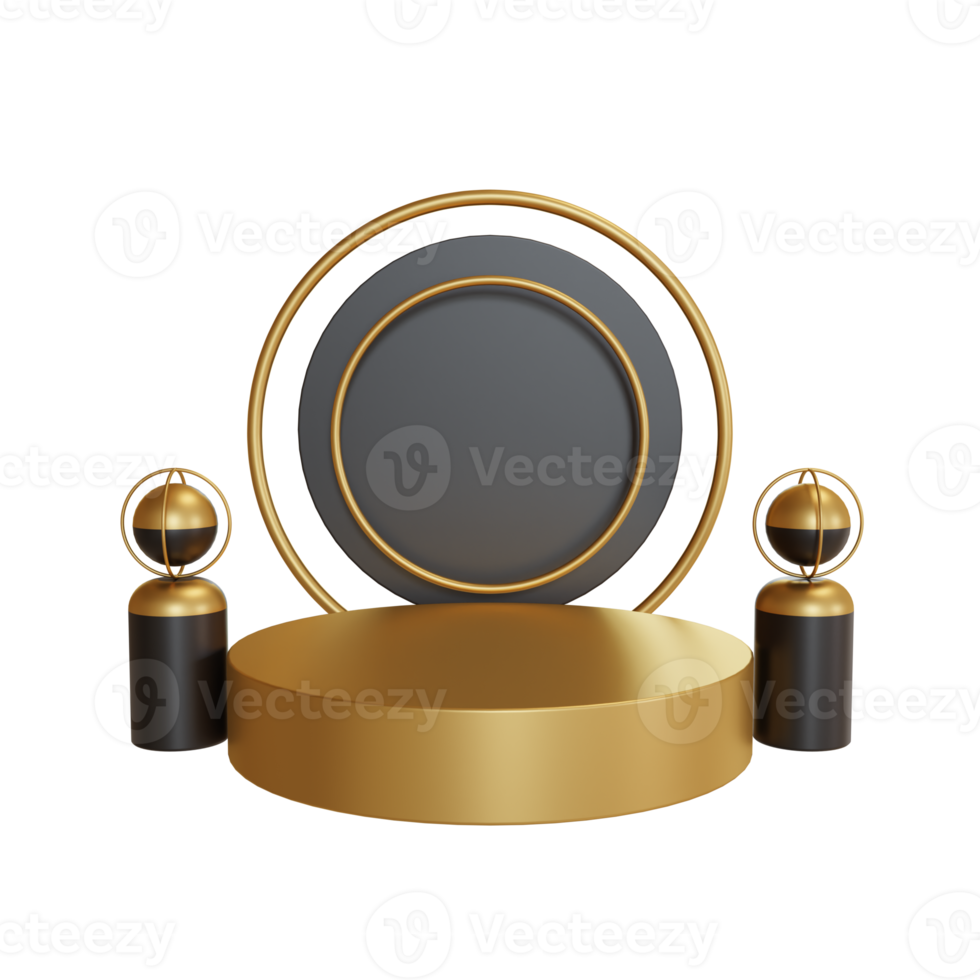 3d Illustration Object podium png