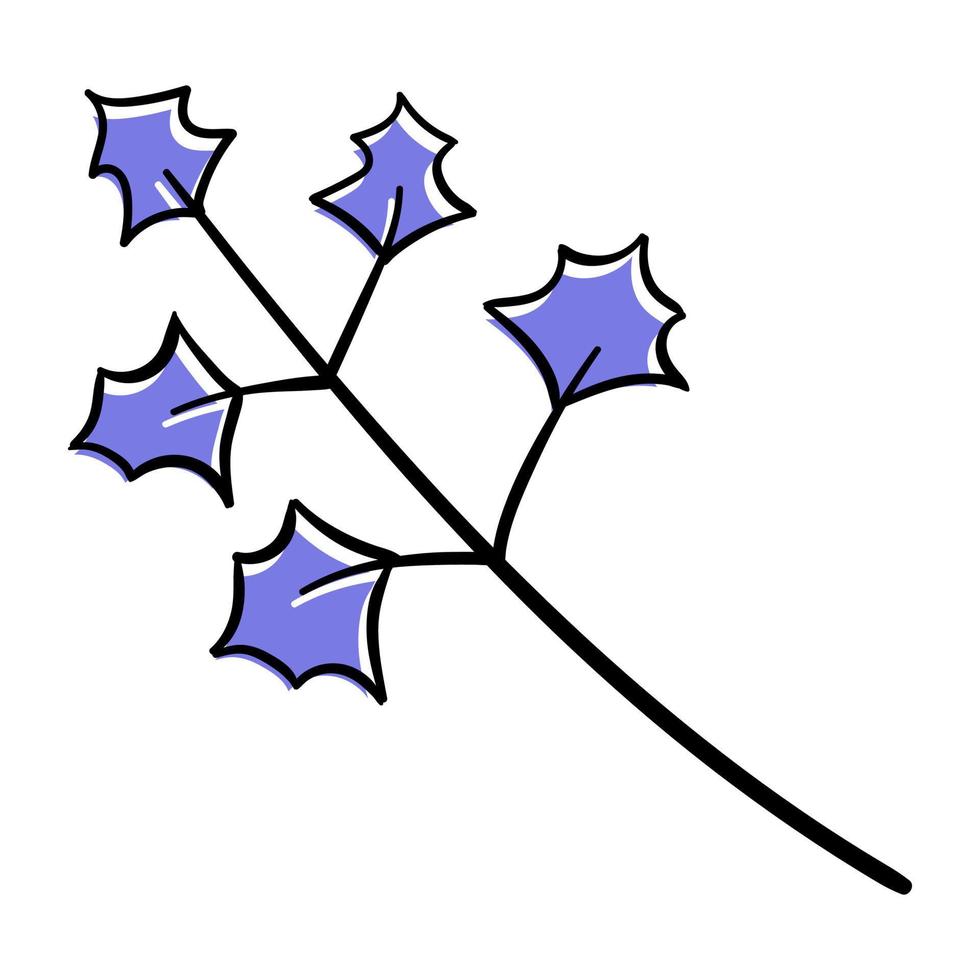 Hand Drawn Leaf Illustration vector