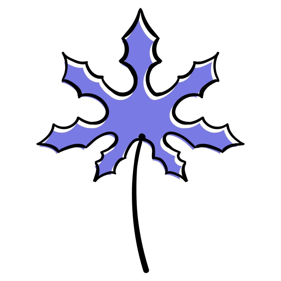 Hand Drawn Leaf Illustration vector