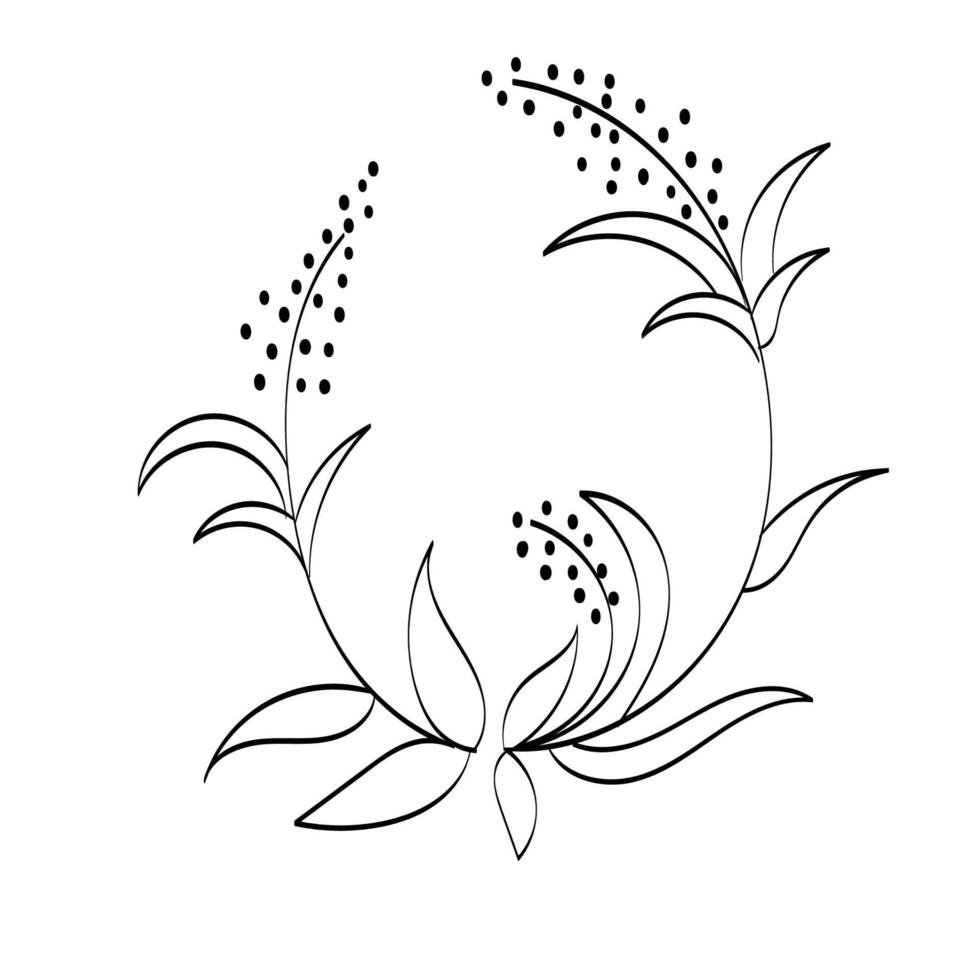 Printable flower Embroidery pattern design. 8485027 Vector Art at ...