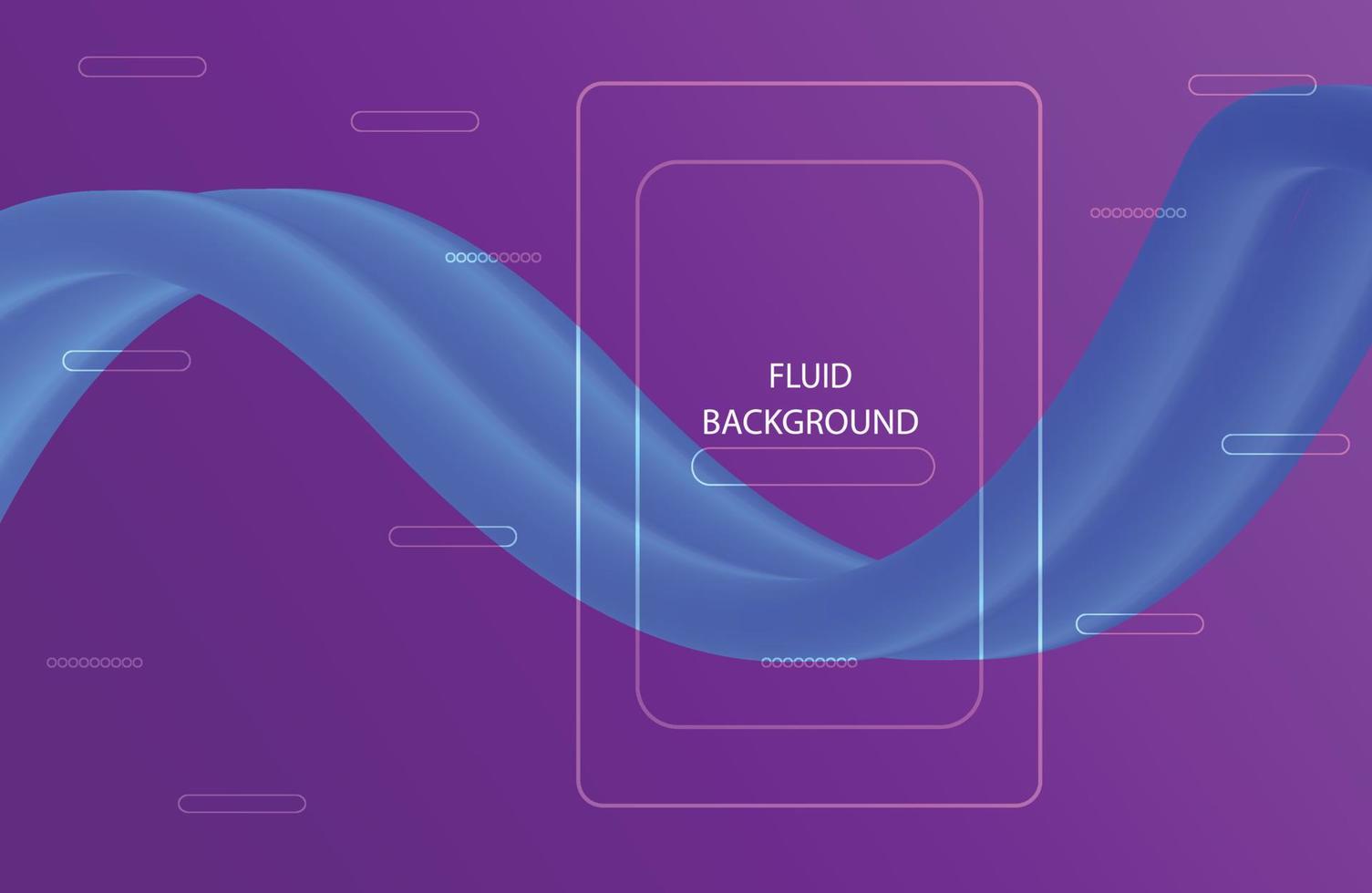 Background  Colorful gradient wave banner template with fluid wave shape design vector