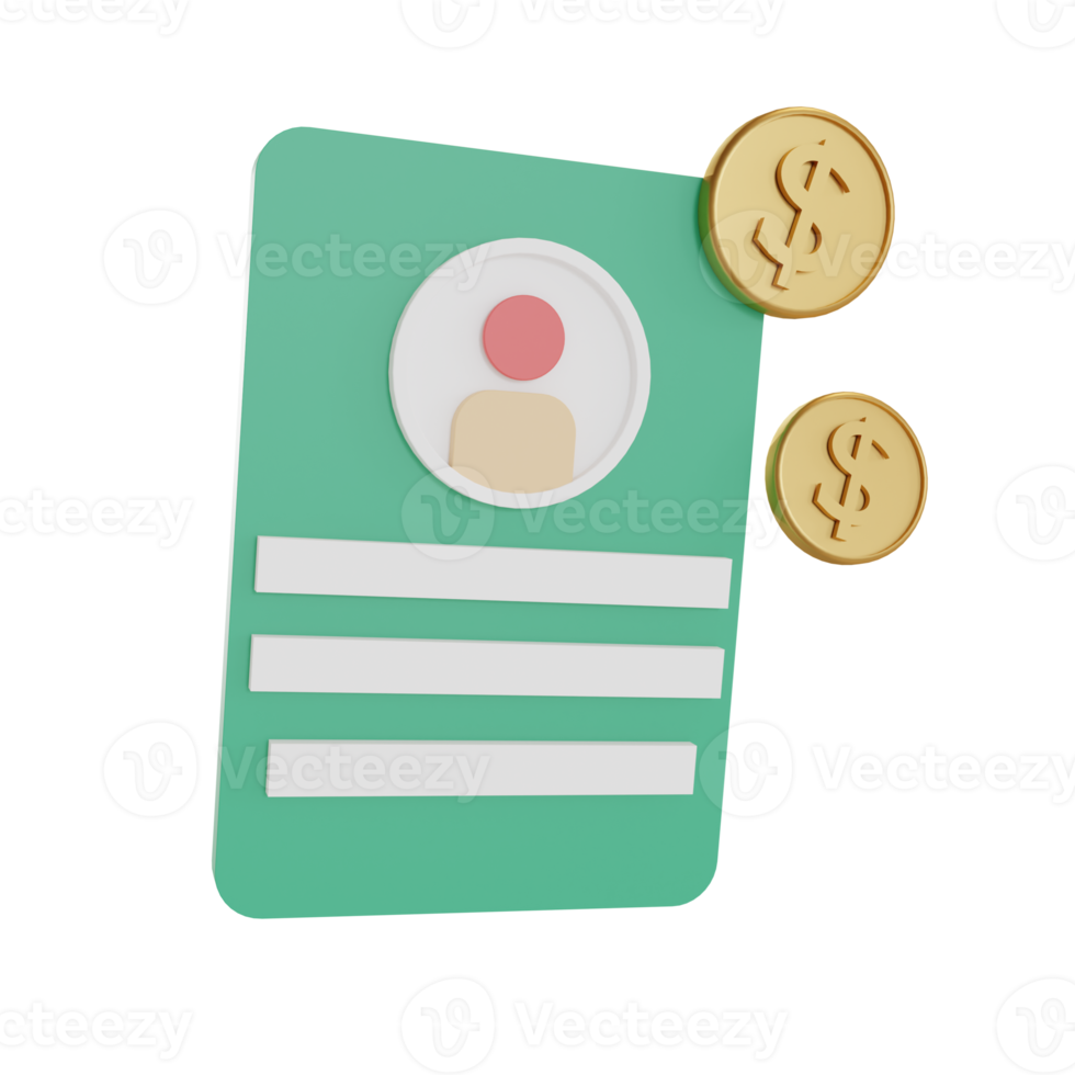 3d Illustration Object icon money data scale Can be used for web, app, info graphic, etc png
