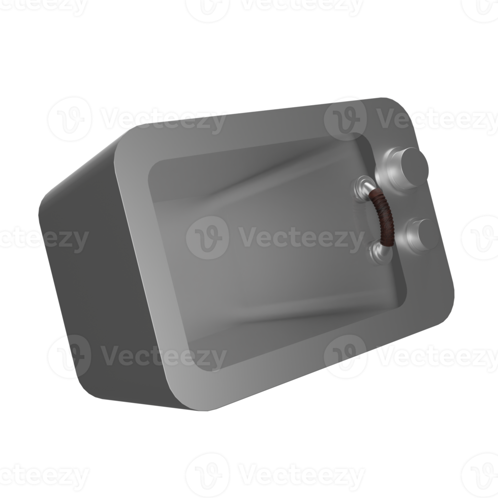 3D-afbeelding objectpictogram magnetron kan worden gebruikt voor web, app, info-afbeelding, enz png