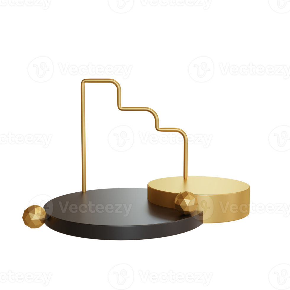 3d Illustration Object podium png