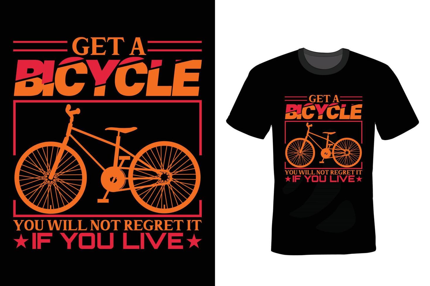 Bicycle Quote T shirt design, vintage, typography vector