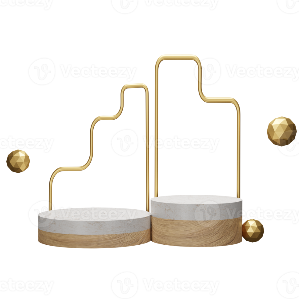 3d Illustration Object podium Can be used for web, app, info graphic, etc png