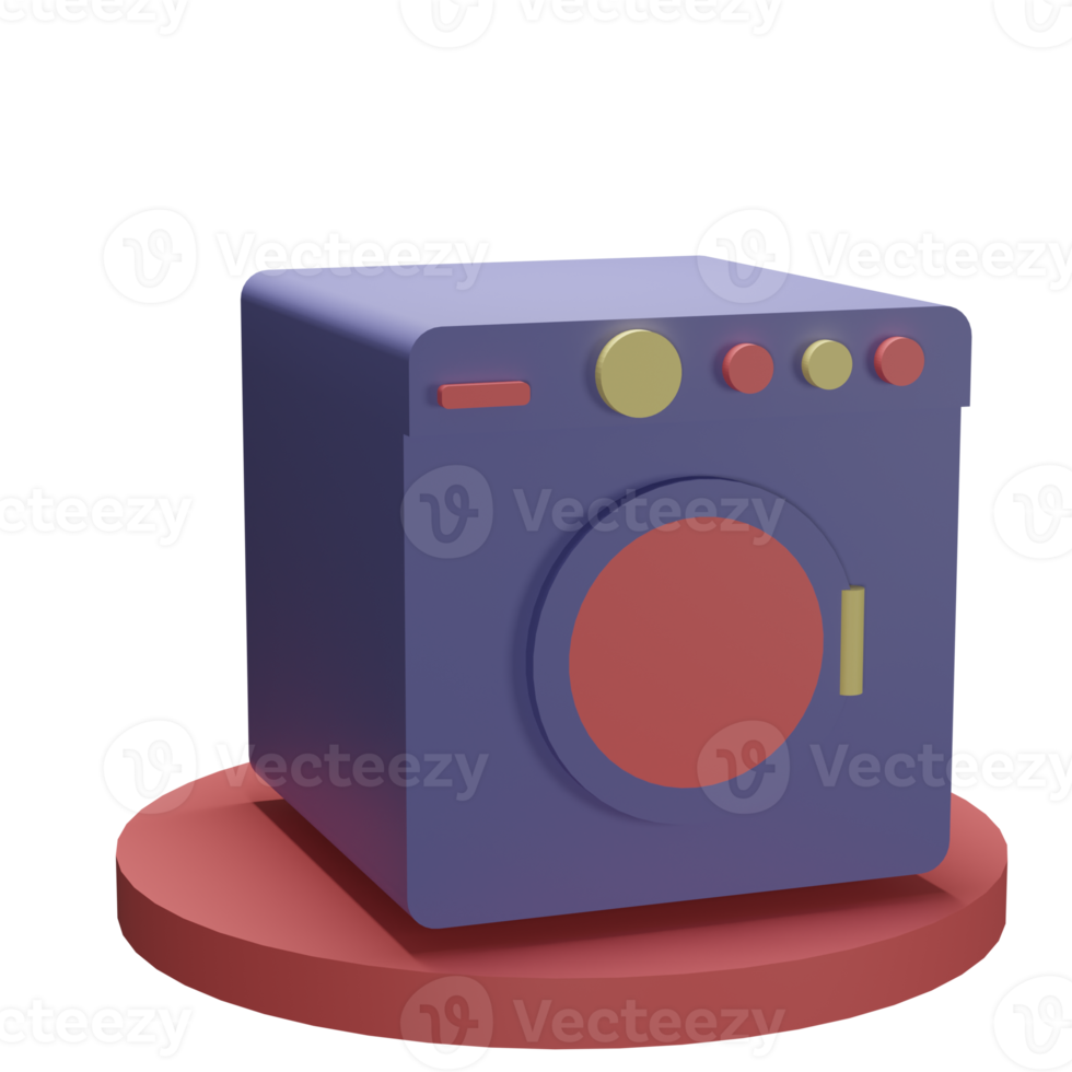 3d Illustration Object icon laundry Can be used for web, app, info graphic, etc png