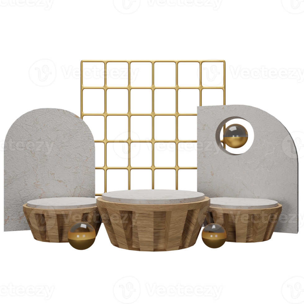 3d Illustration Object podium Can be used for web, app, info graphic, etc png