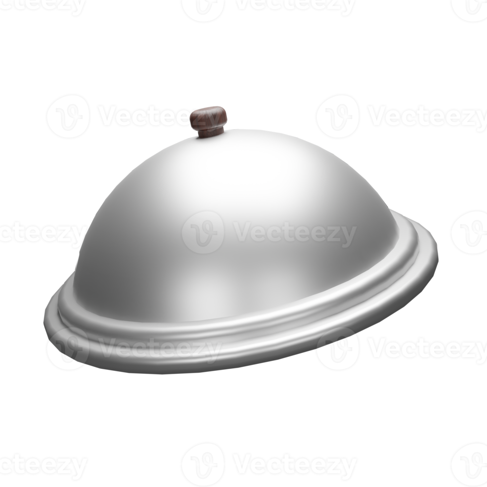 3D-Illustration Objektsymbol Lebensmittelabdeckung kann für Web, App, Infografik usw. verwendet werden png