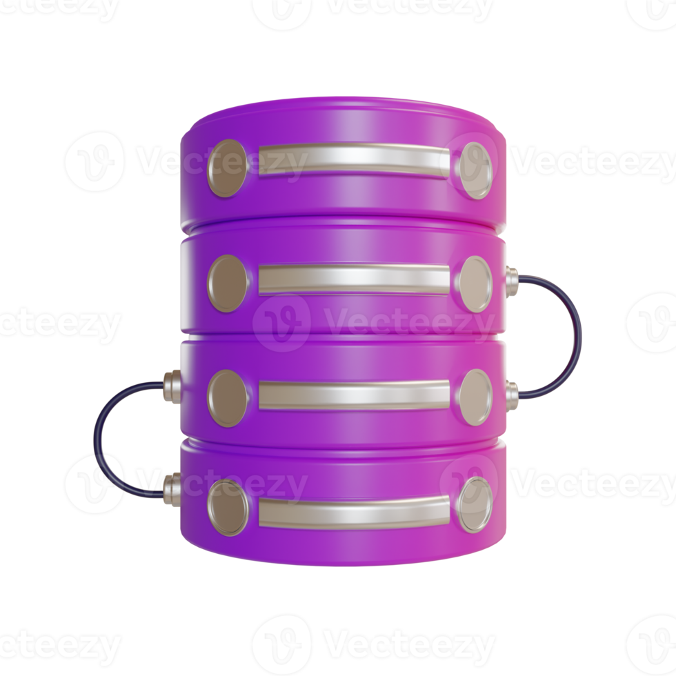 3d Illustration Object icon server png