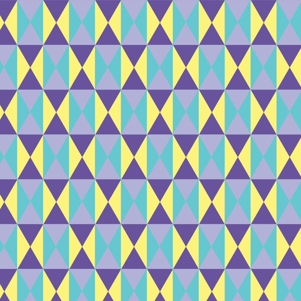 triangle geometric background pattern yellow green pueple vector