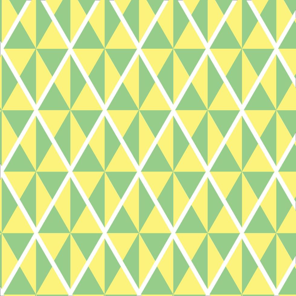 triangle geometric background pattern yellow green vector