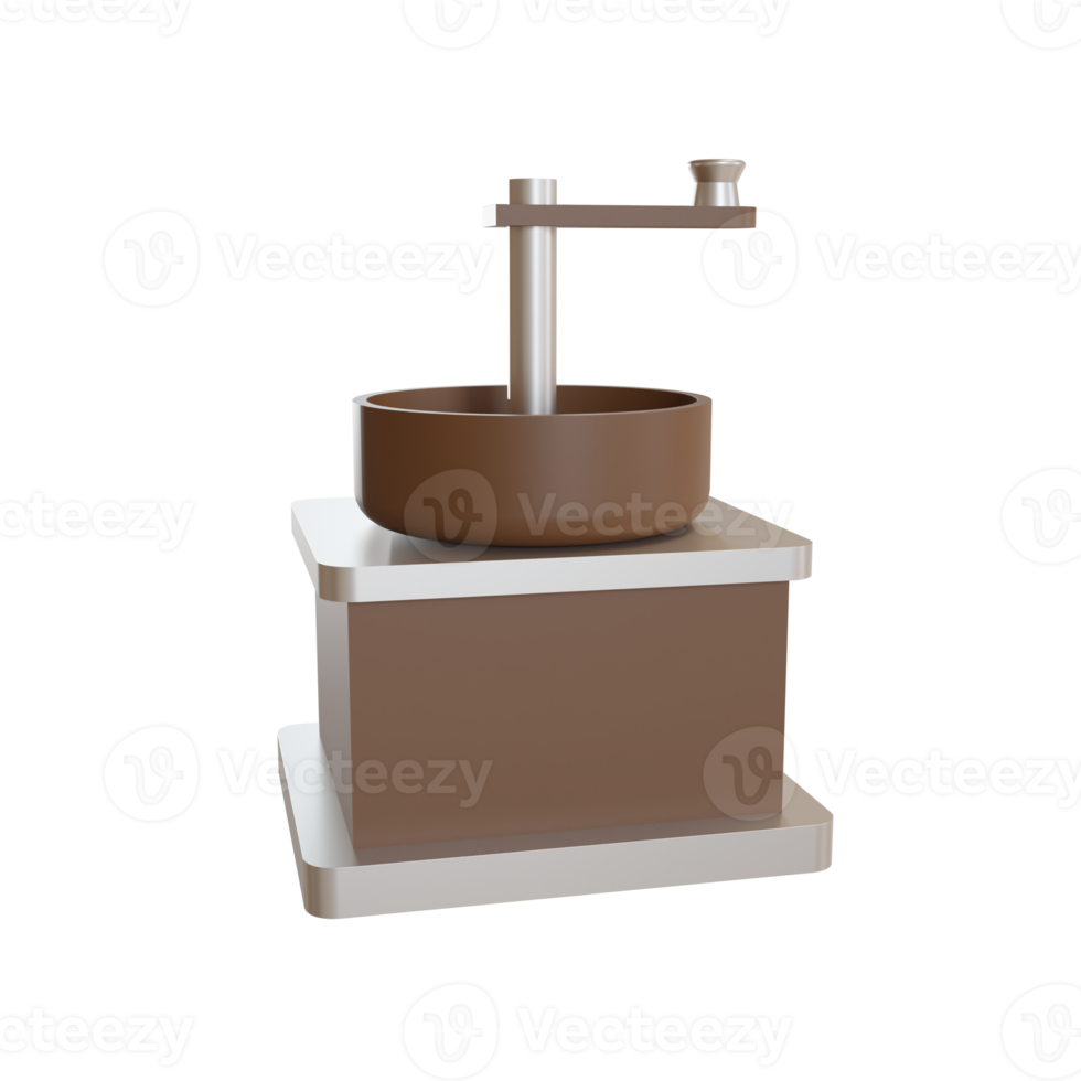 3d Illustration Object icon coffee machine Can be used for web, app, info graphic, etc png