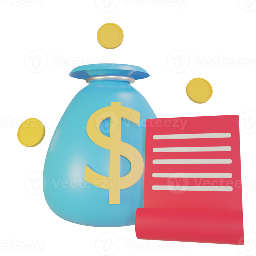 3d Illustration Object icon money png