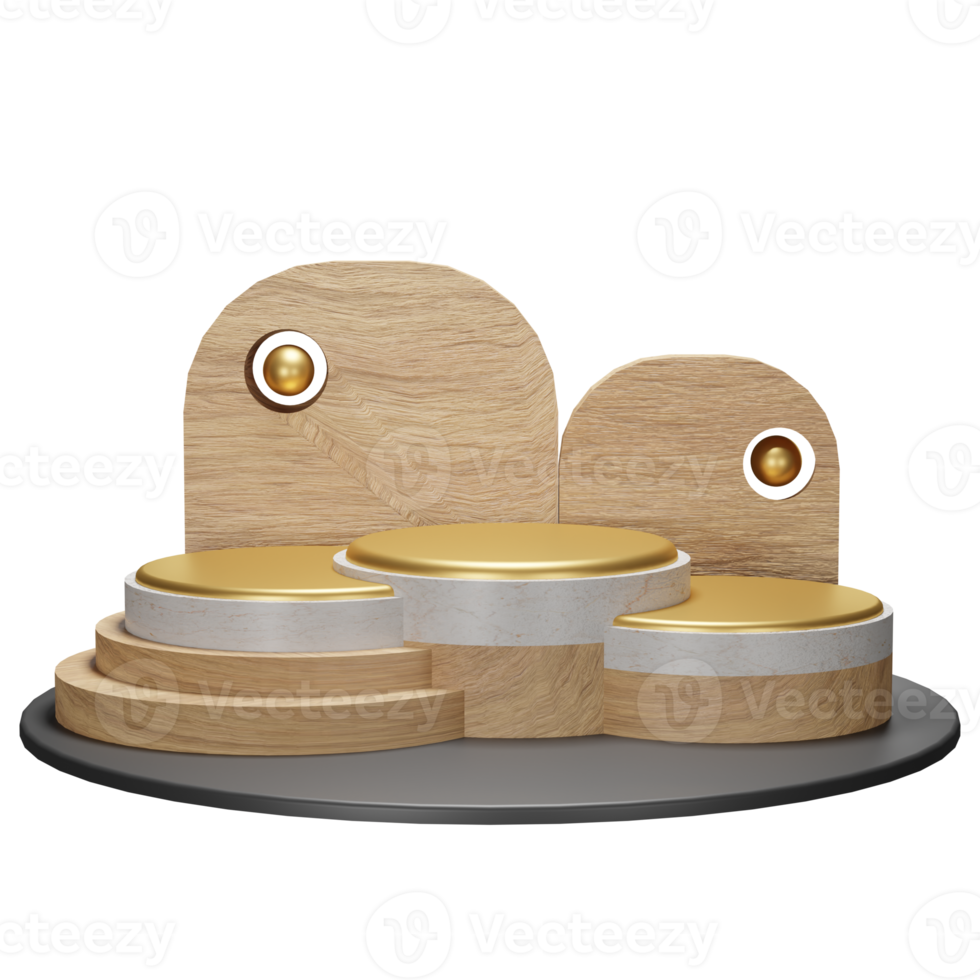 3d Illustration Object podium Can be used for web, app, info graphic, etc png