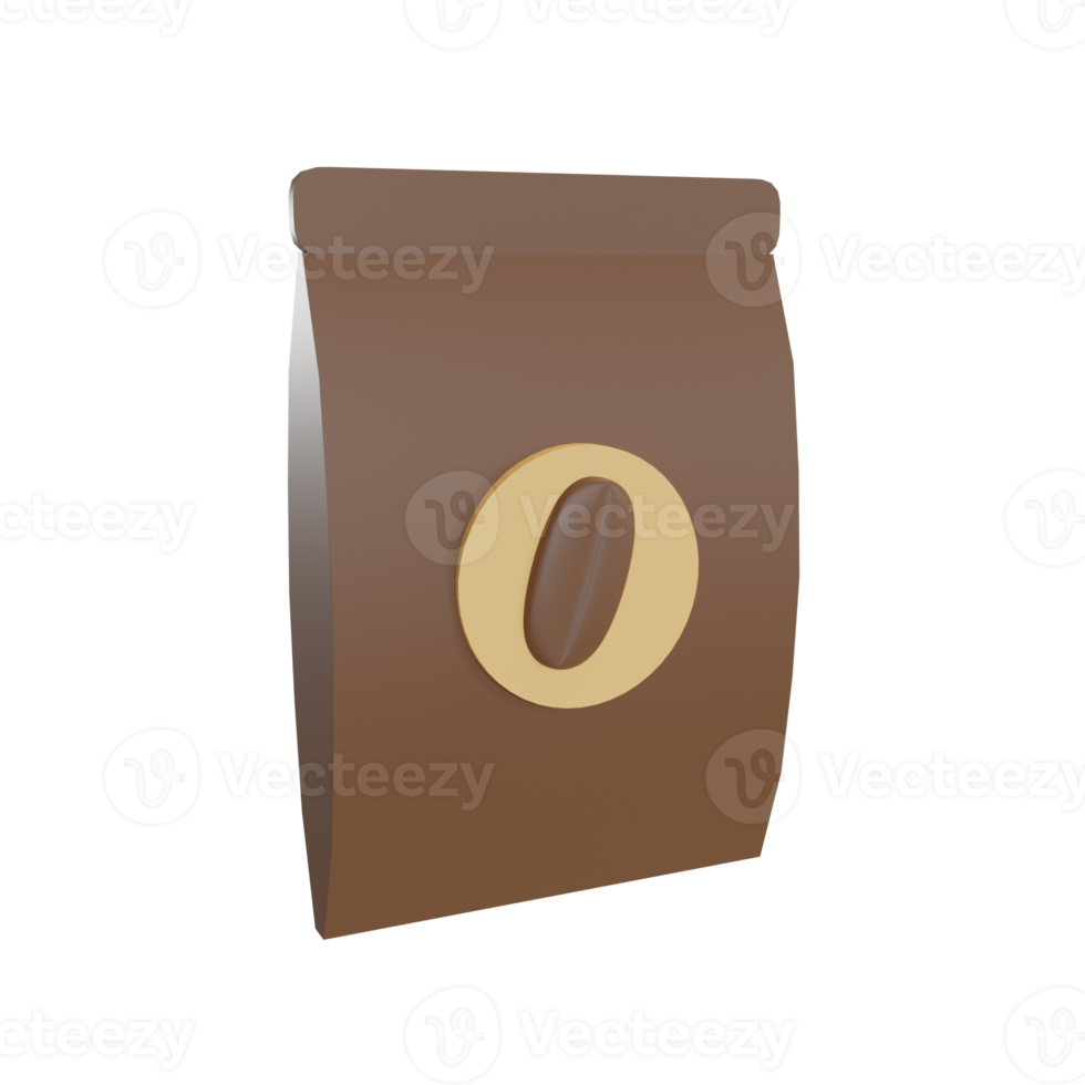 3d Illustration Object icon gift coffee Can be used for web, app, info graphic, etc png