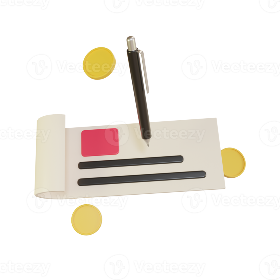 3d Illustration Object icon payment png