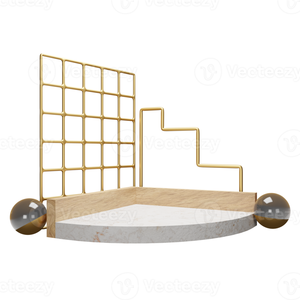 3d Illustration Object podium Can be used for web, app, info graphic, etc png