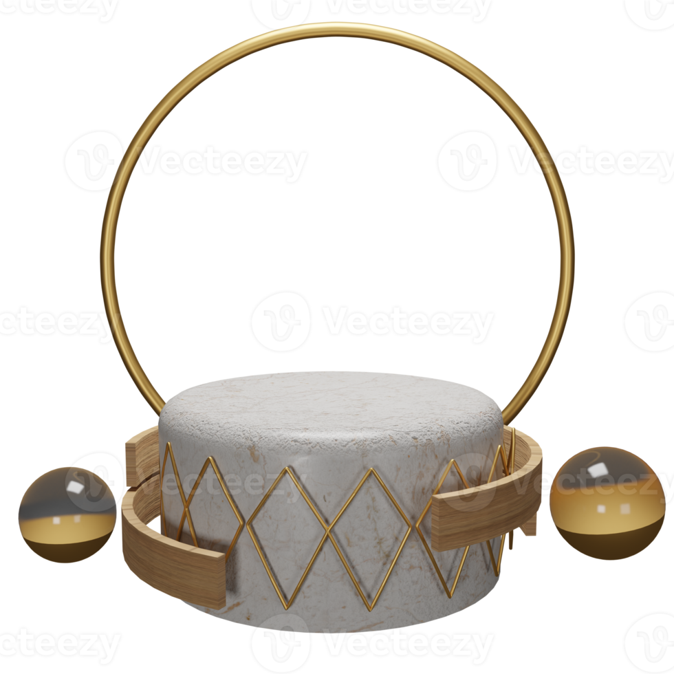 3d Illustration Object podium Can be used for web, app, info graphic, etc png