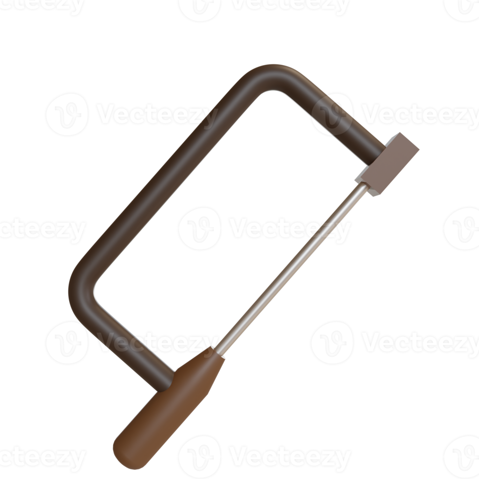 3d Illustration Object icon hacksaw Can be used for web, app, info graphic, etc png