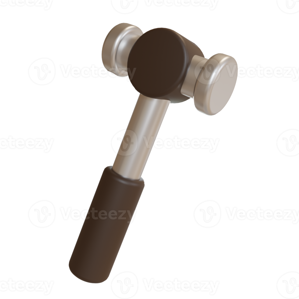 3d Illustration Object icon hammer Can be used for web, app, info graphic, etc png