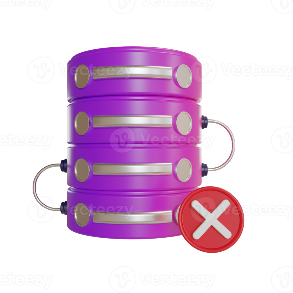 3d Illustration Object icon server png
