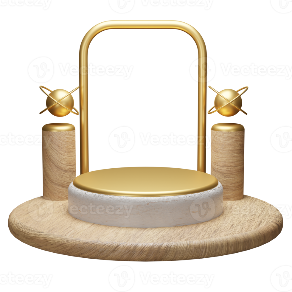 3d Illustration Object podium Can be used for web, app, info graphic, etc png