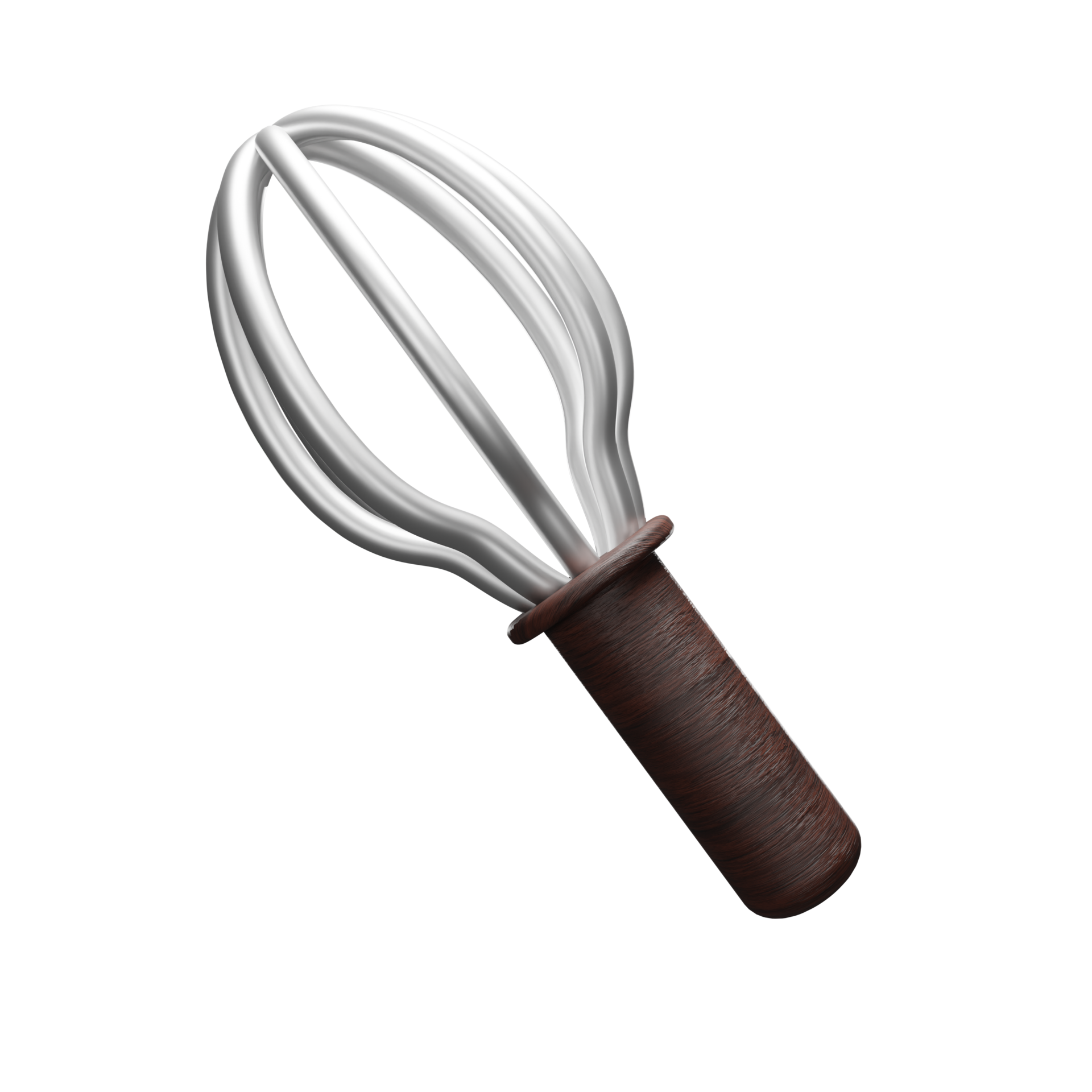 3d Illustration Object icon balloon whisk Can be used for web, app