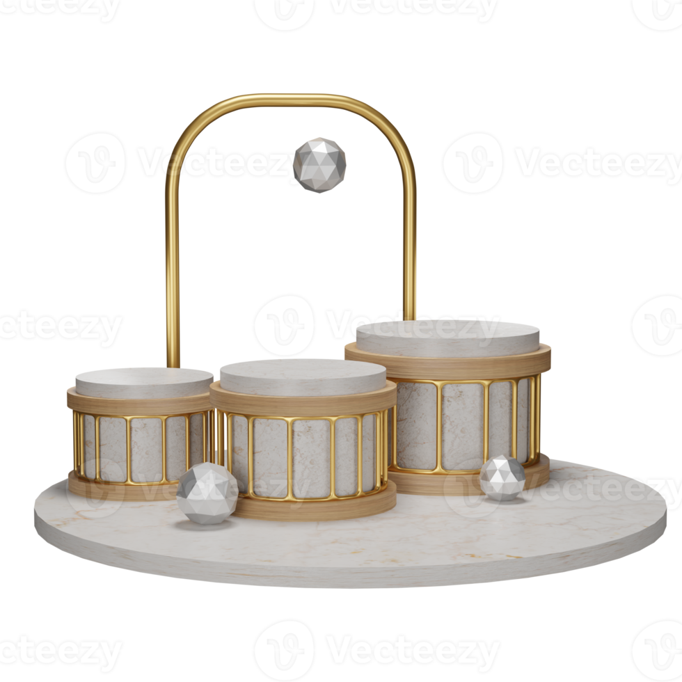 3d Illustration Object podium Can be used for web, app, info graphic, etc png