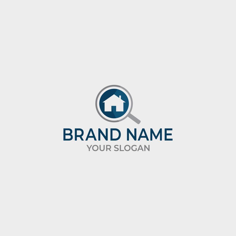 Home Search Vector Logo Design Concept