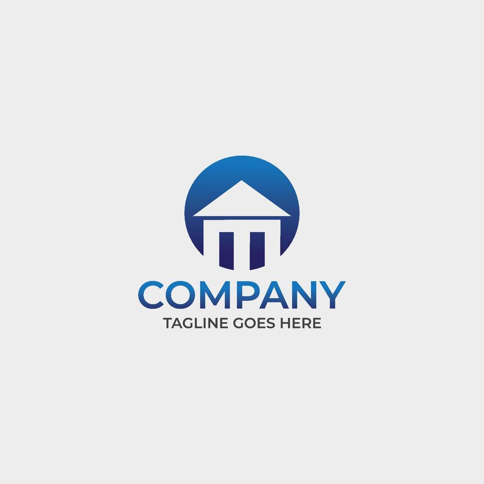 Law Firm Vector Logo Design Concept