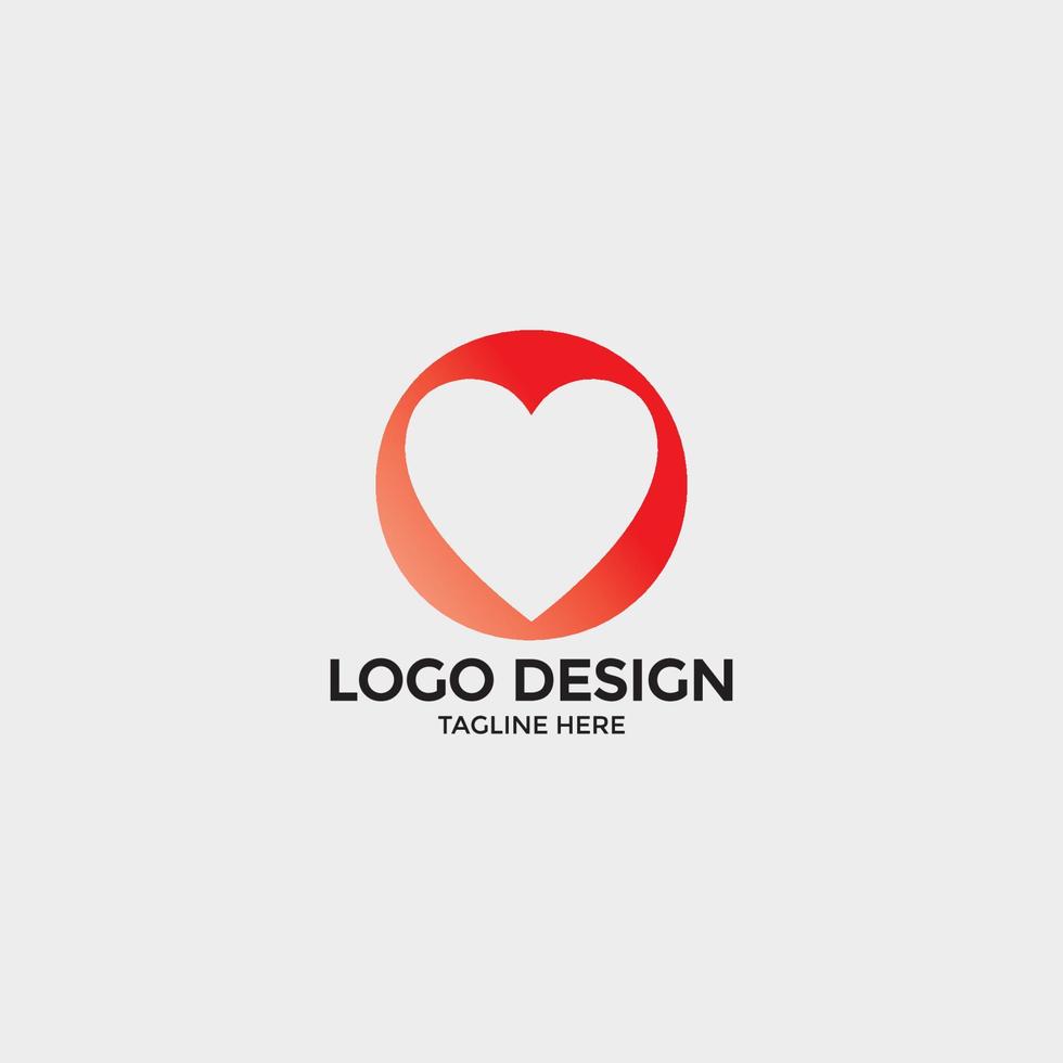 Love illustration Art Vector Logo Design