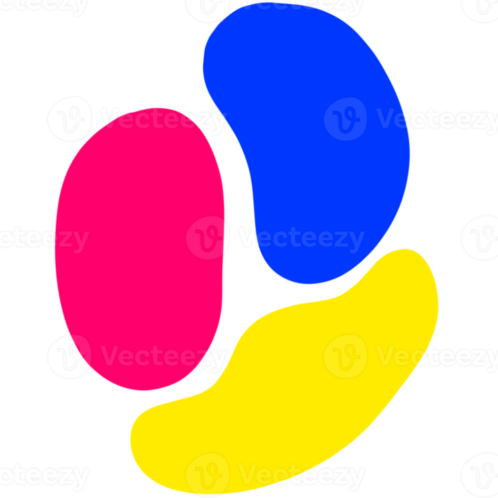 Abstract wiggly shape clipart. png