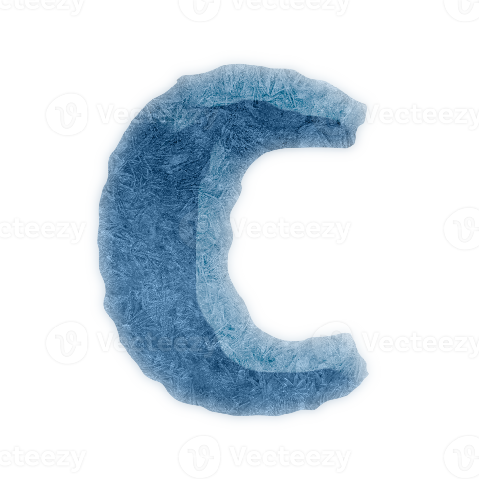 majuscule c glace alphabet lettres icône design png