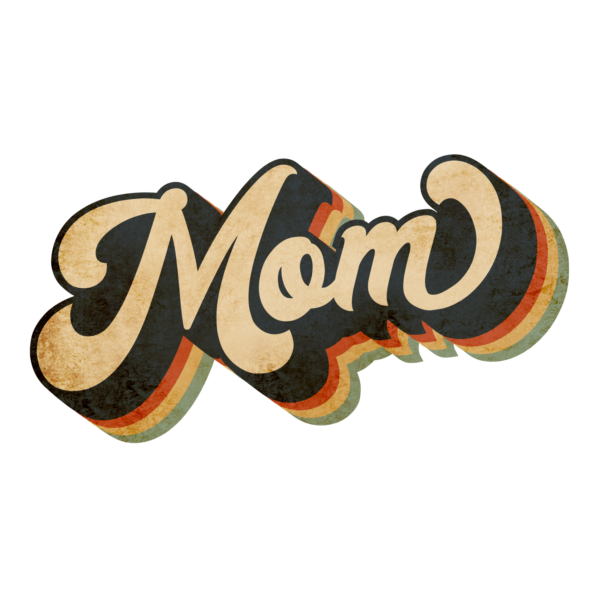 Mom lettering vintage design 8489728 PNG