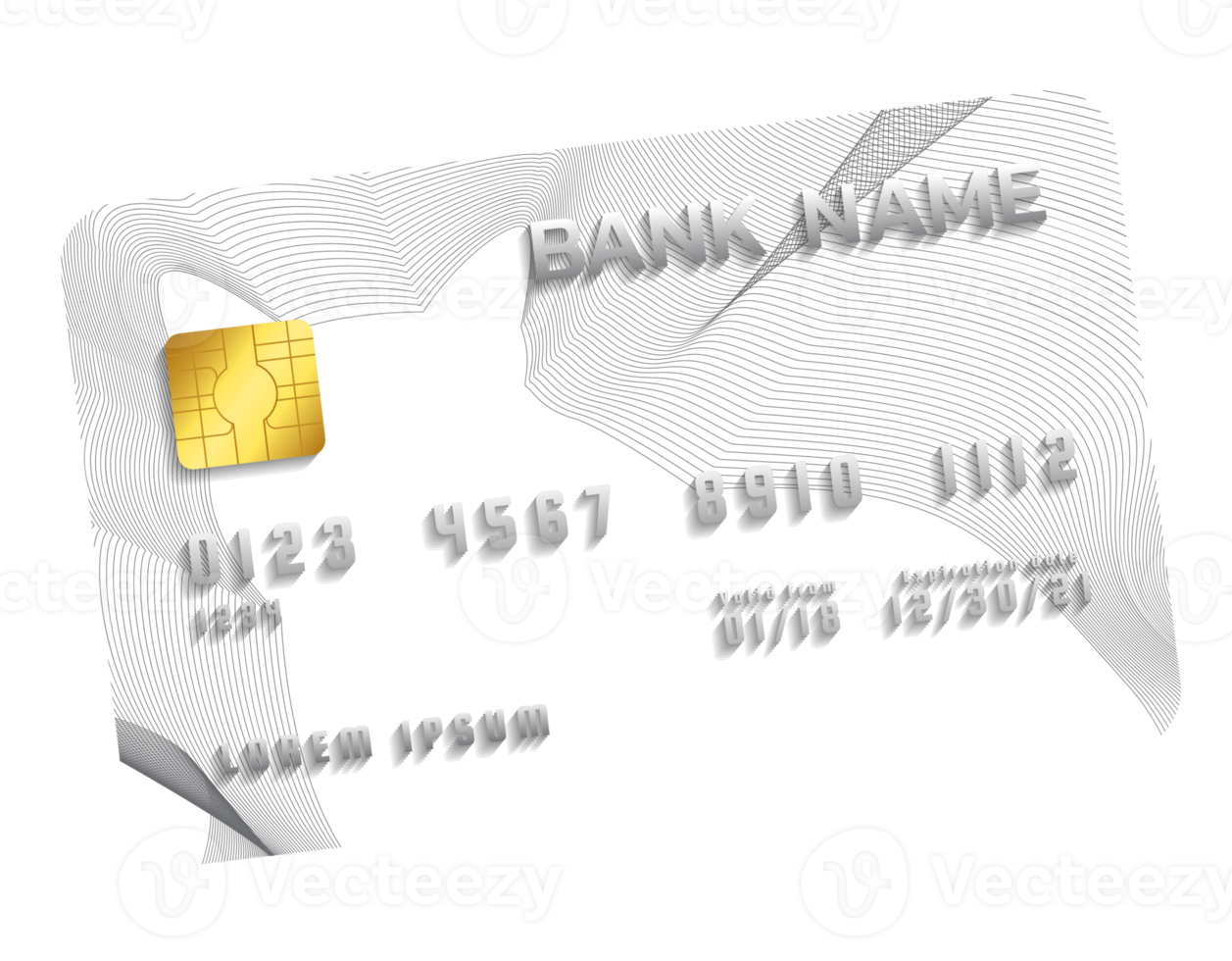 Credit card transparent background png