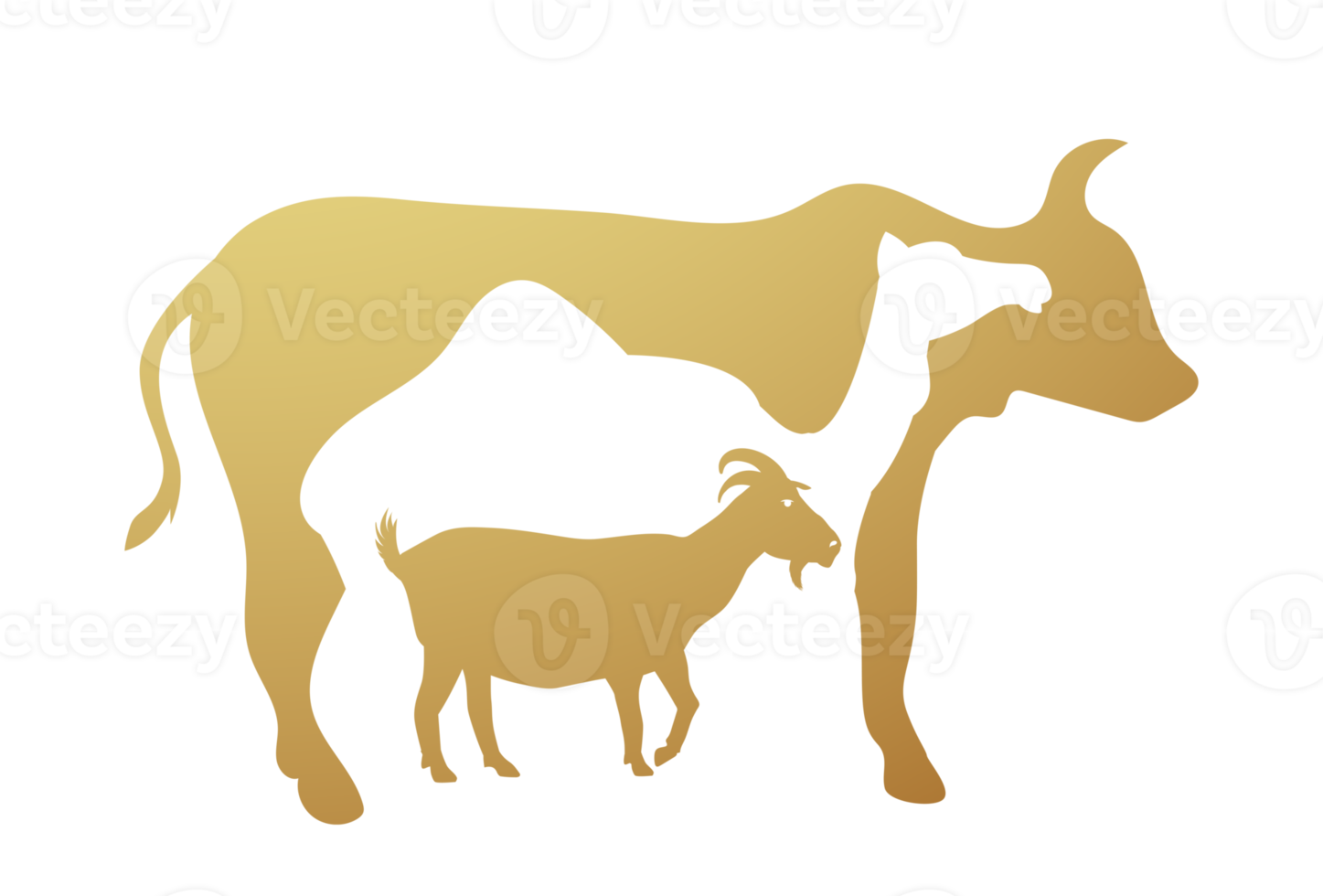 Creative Banner Cow, Camel and Goat, Eid Al Adha Mubarak png