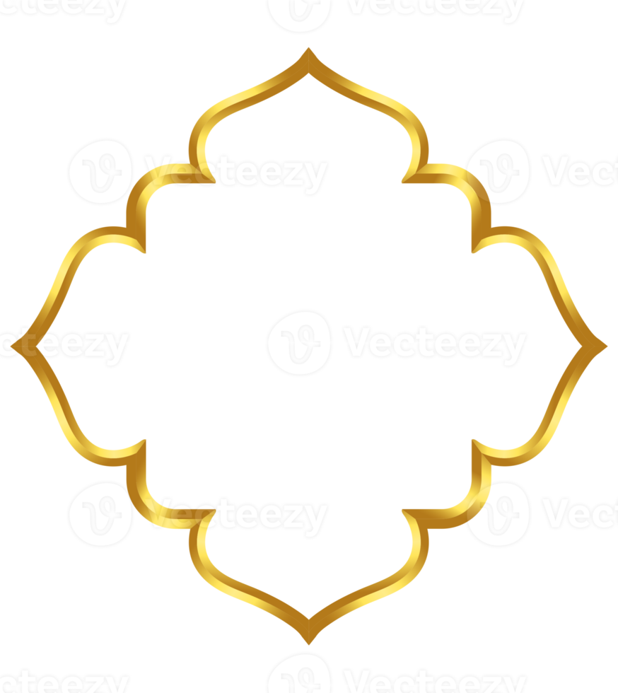 marco de arco de patrón islámico árabe de ramadán png