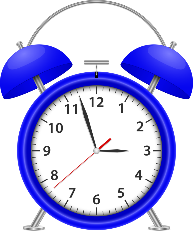 Alarm clock png design illustration