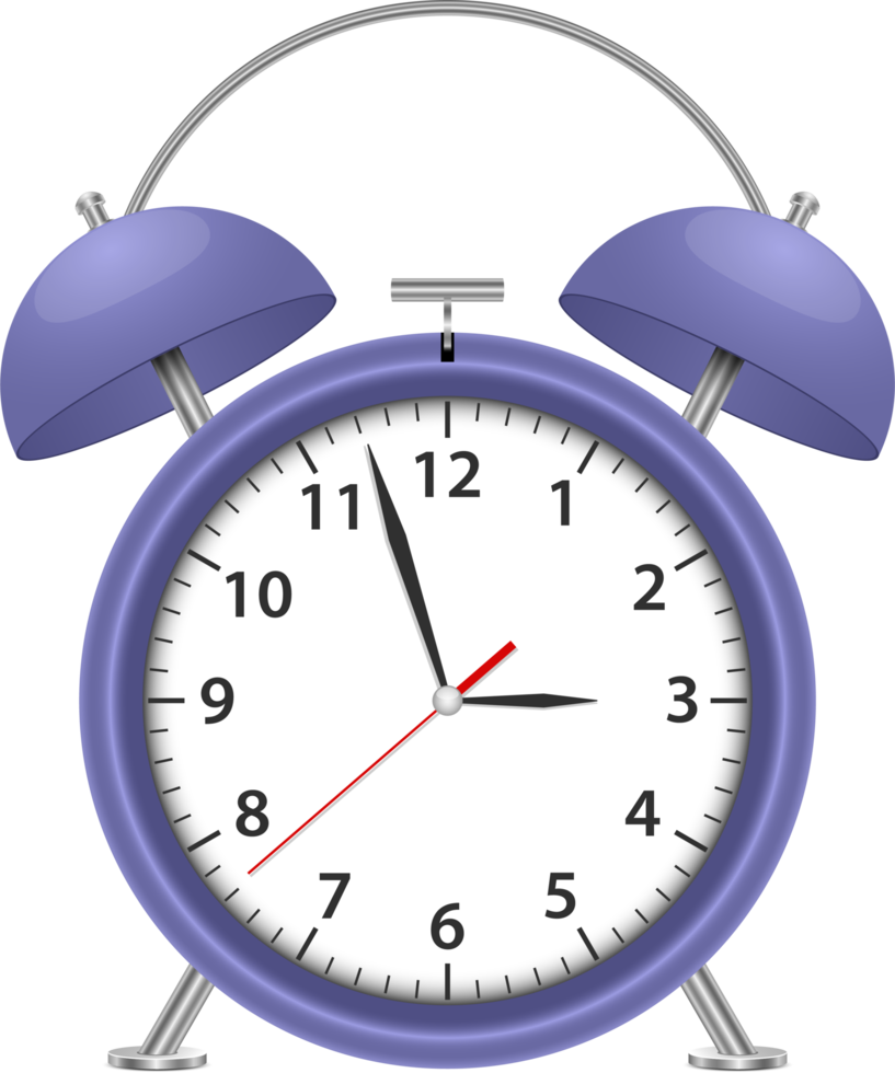 Alarm clock png design illustration