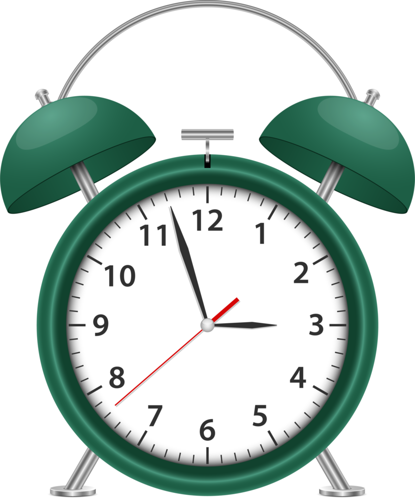 Alarm clock png design illustration