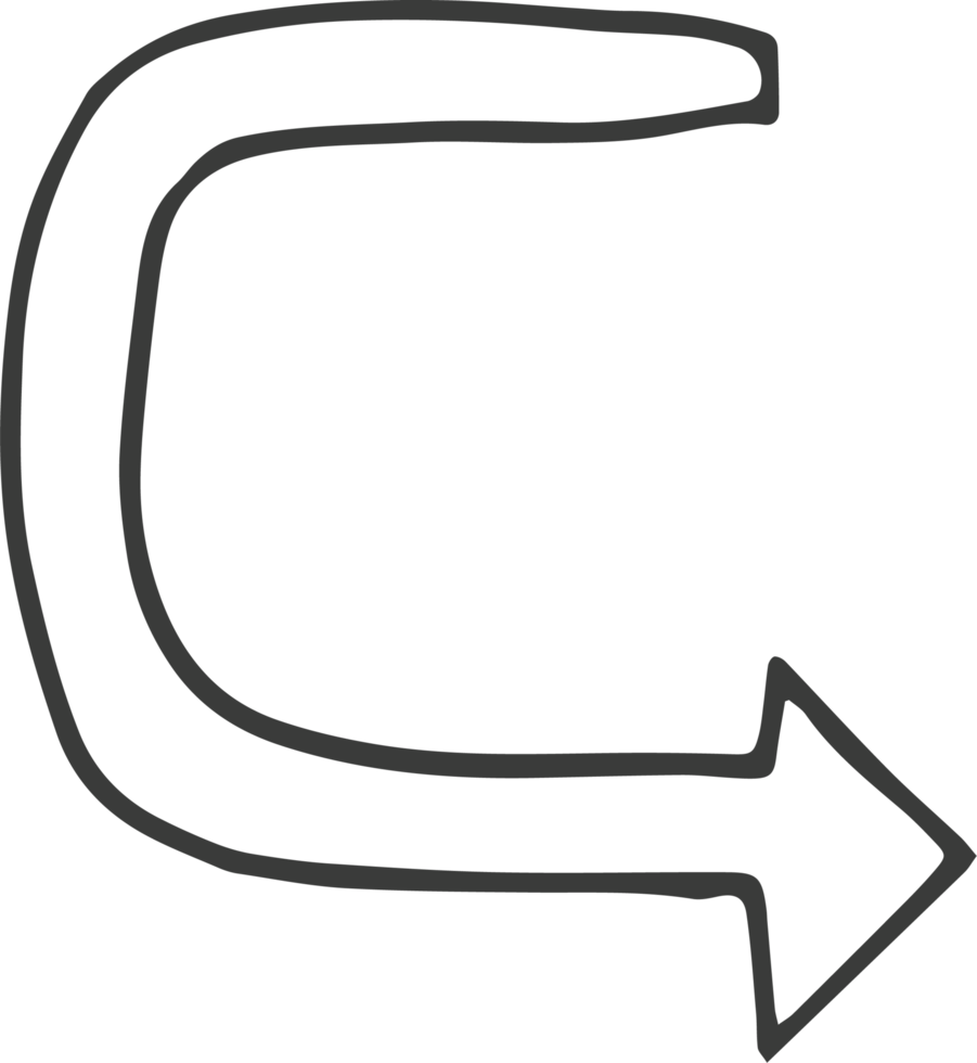 Hand drawn arrow clipart png