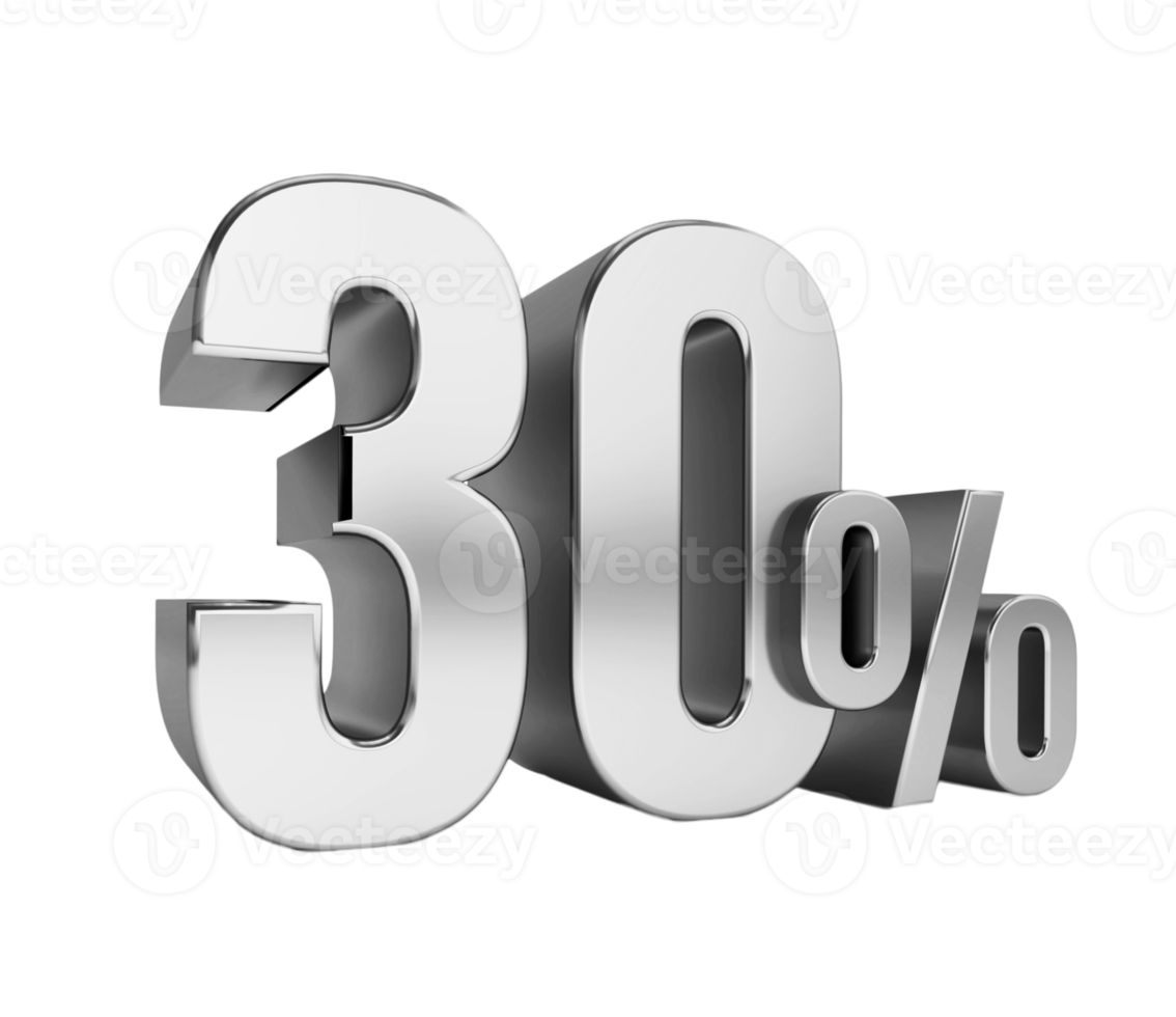 30, thirty percent off. On sale. Great deal. ten percent. 3D text png