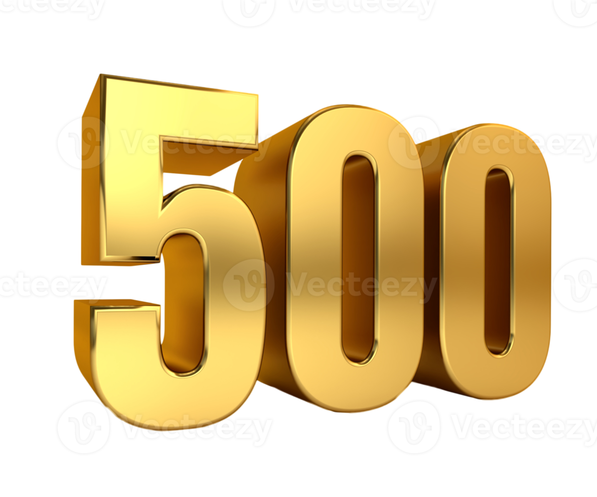 quinientos, golden número 500,aniversario,cumpleaños,precio png