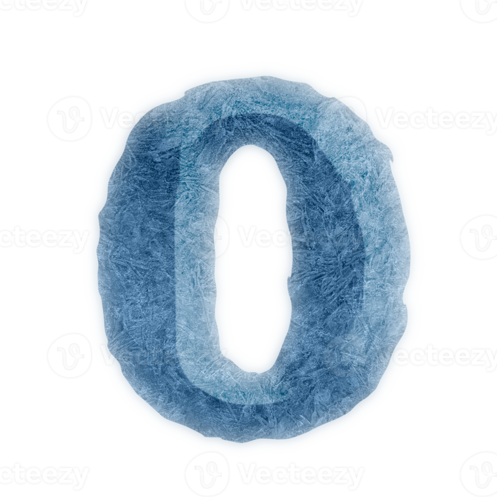 Number 0 iceNumber zero icon design png