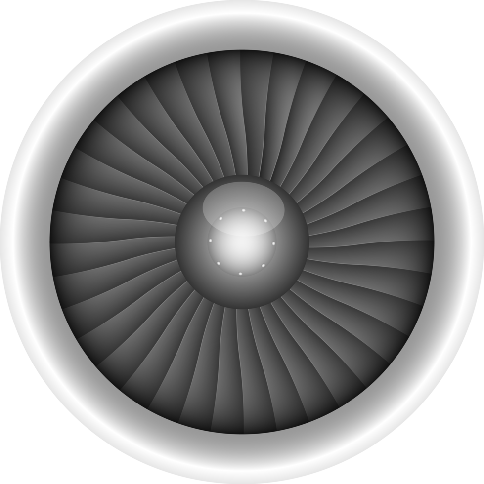 ilustração de design png de motor de avião